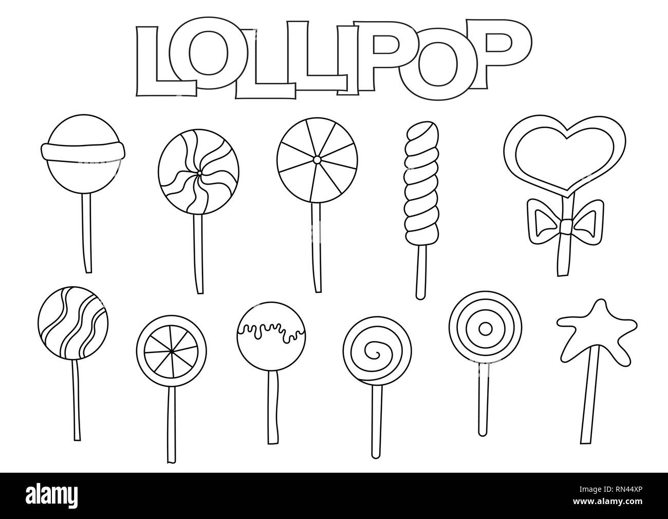 Free Printable Lollipop Template