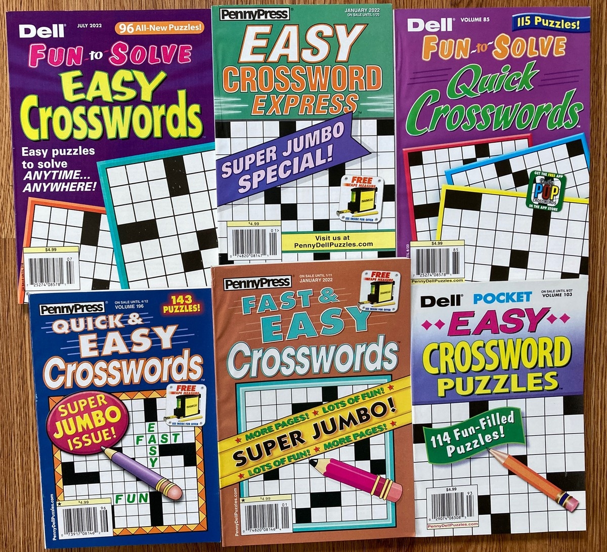 Penny Press Easy Crosswords