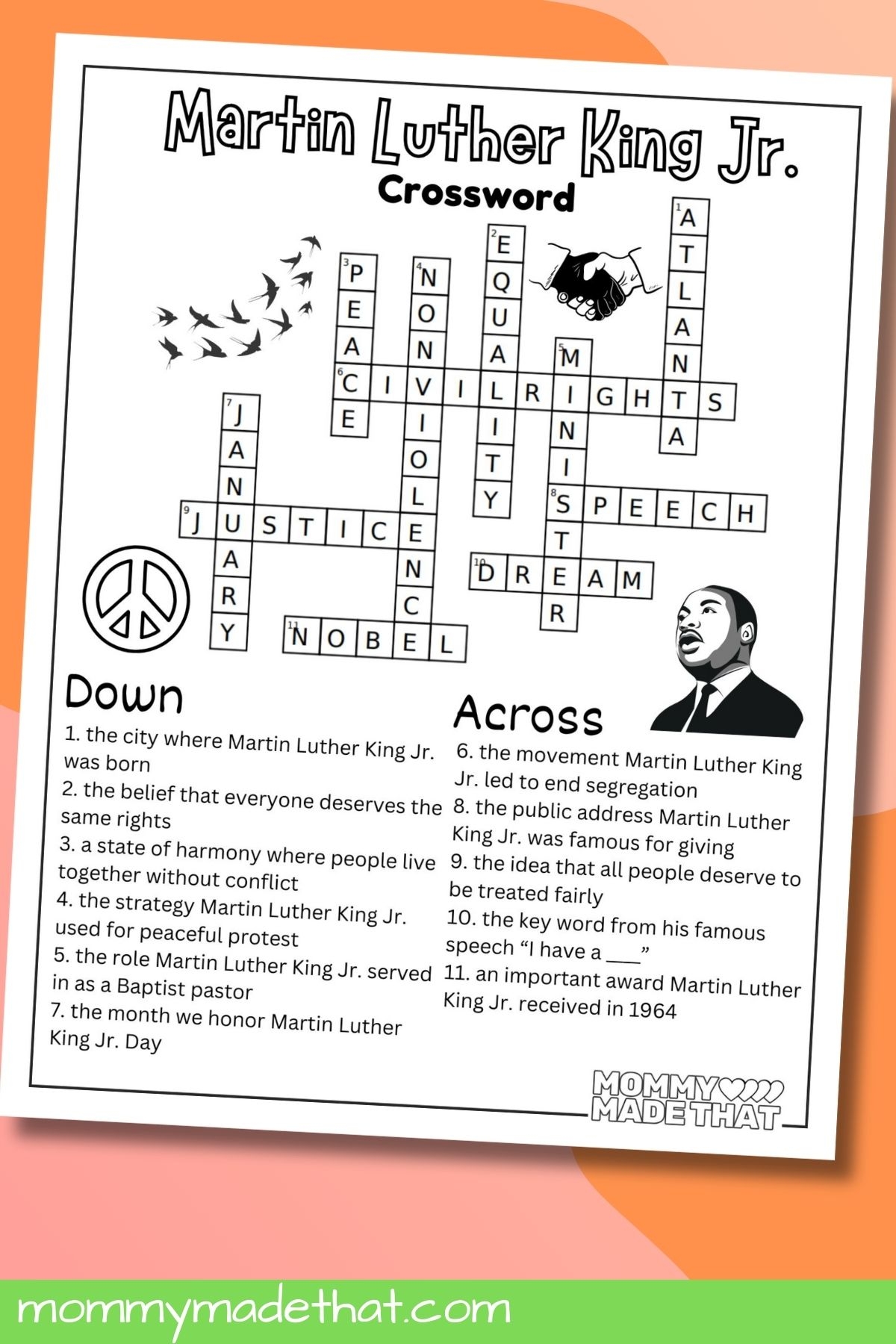 King Crossword Puzzles Printable
