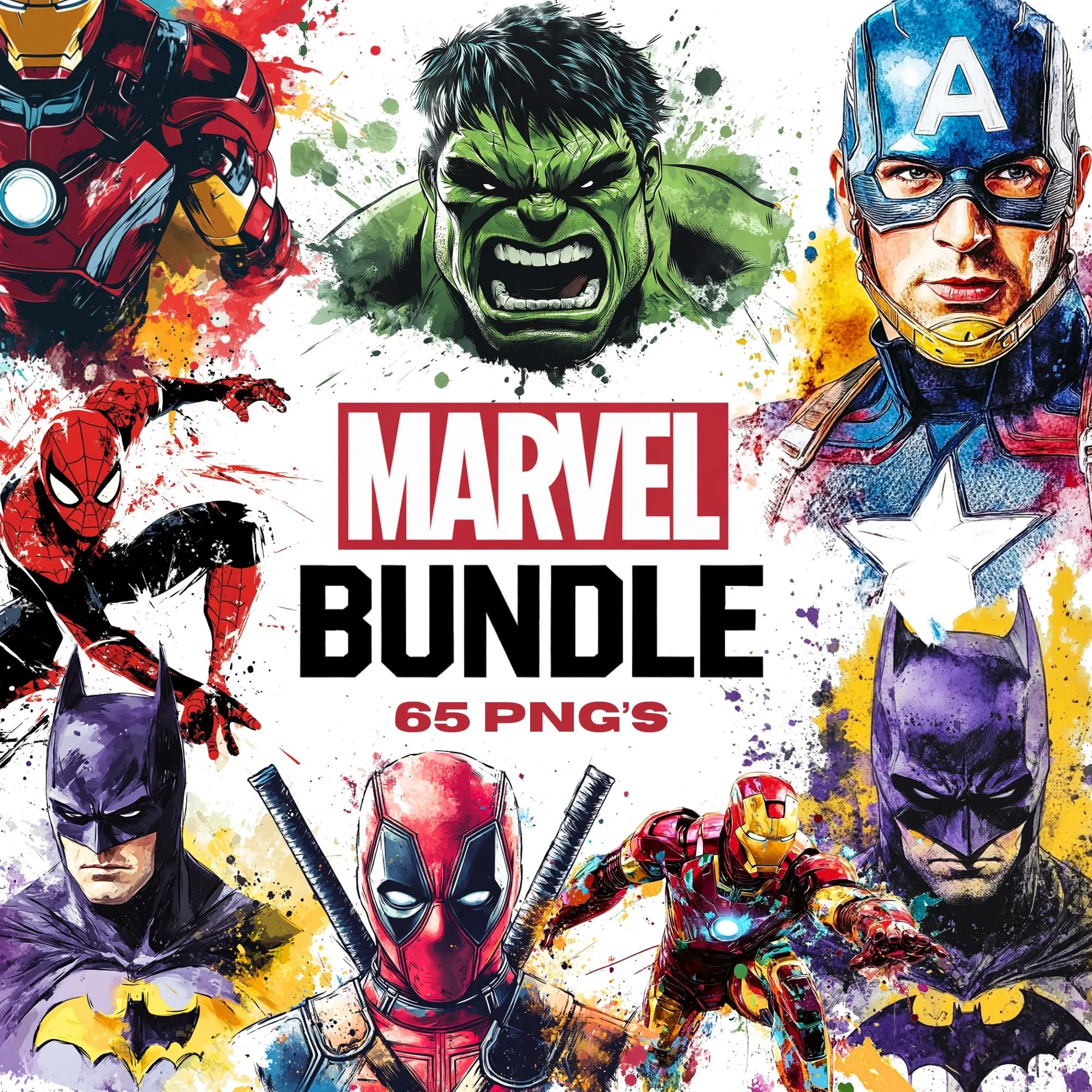 Marvel Sublimation Designs Free Printable
