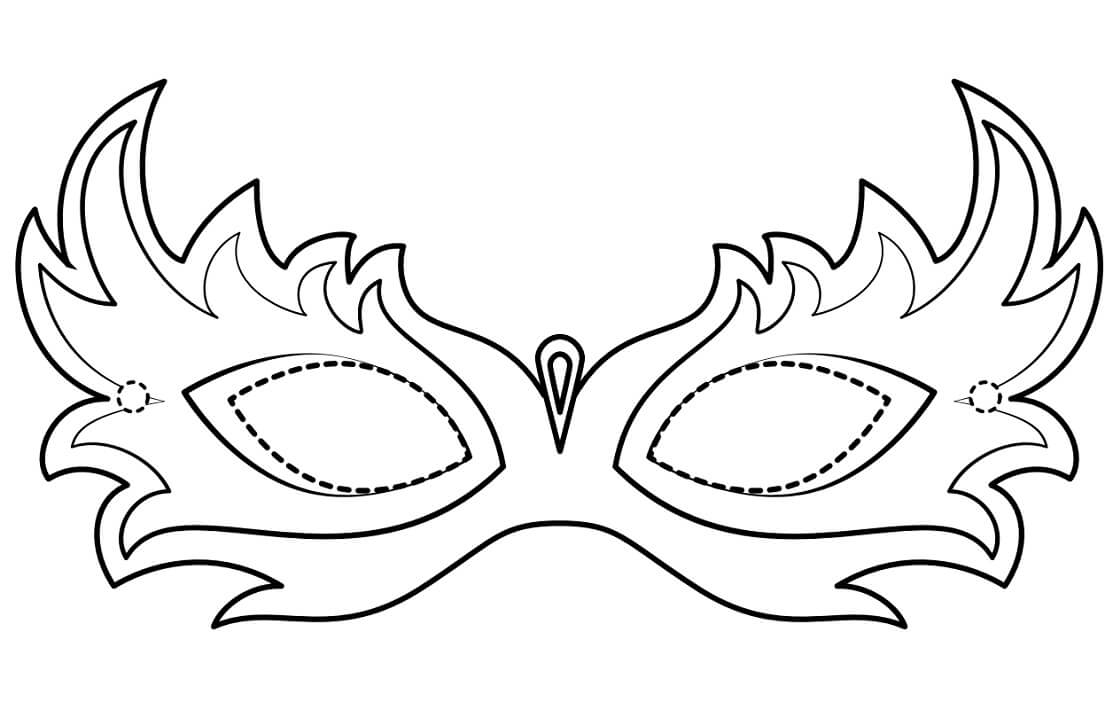 Masquerade Mask Printable Template