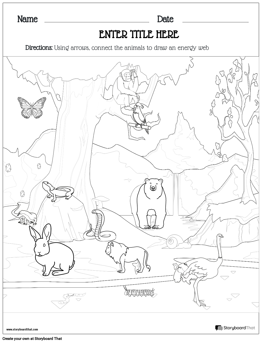Matching Ecosystems Worksheet Worksheets Library