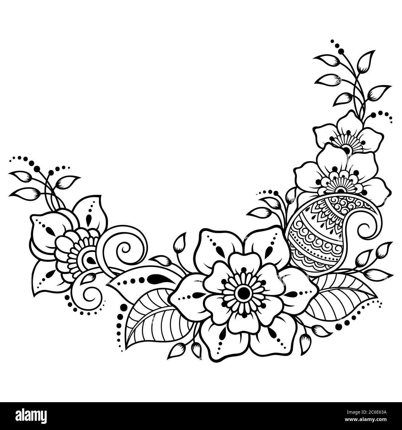 Flowers Images Drawings Henna