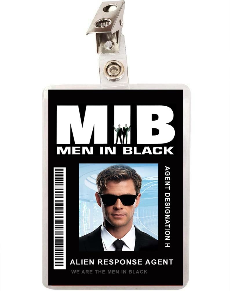 MIB Agent M Special Agent Men In Black ID Badge Card Cosplay 