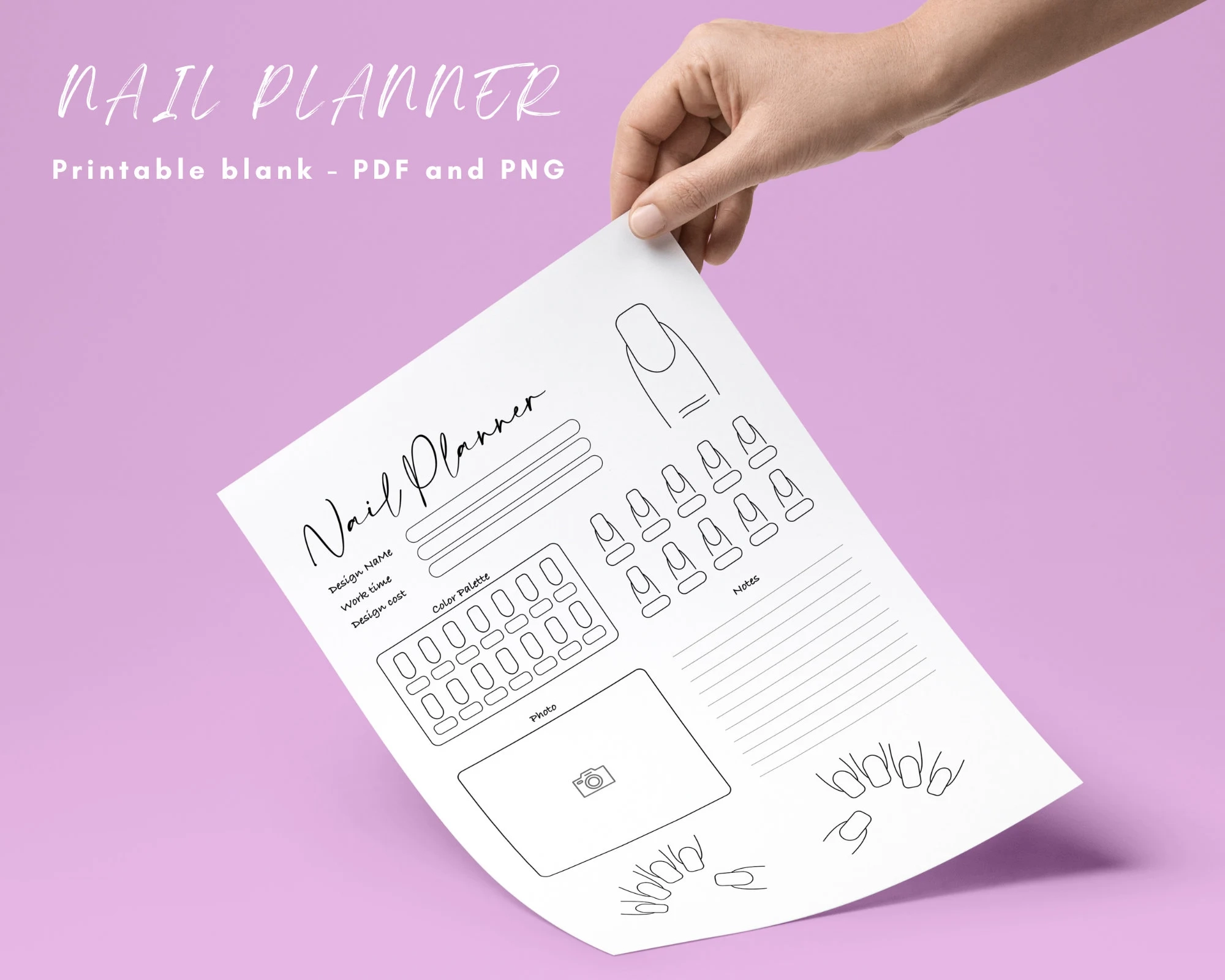 Nail Art Design Sheets
