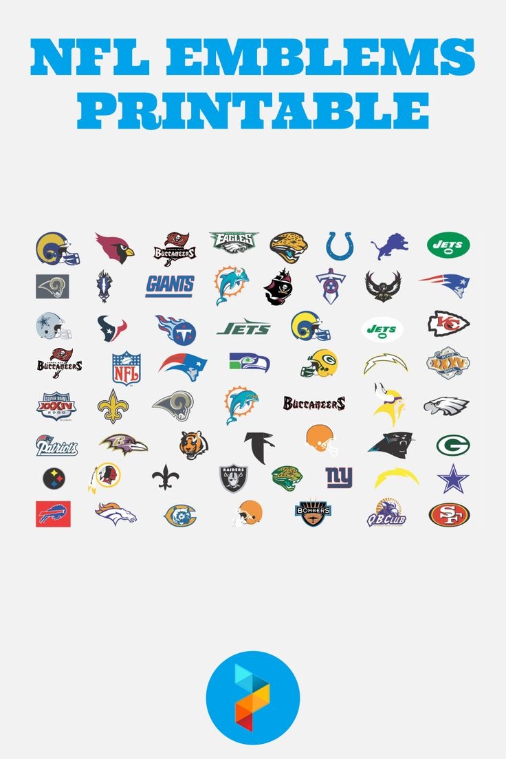 NFL Emblems 10 Free PDF Printables Printablee