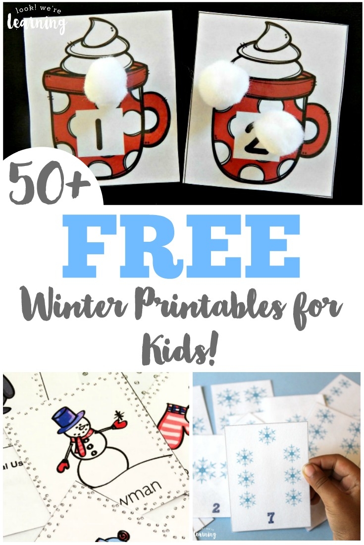 Over 50 Free Winter Printables For Kids Look We re Learning 