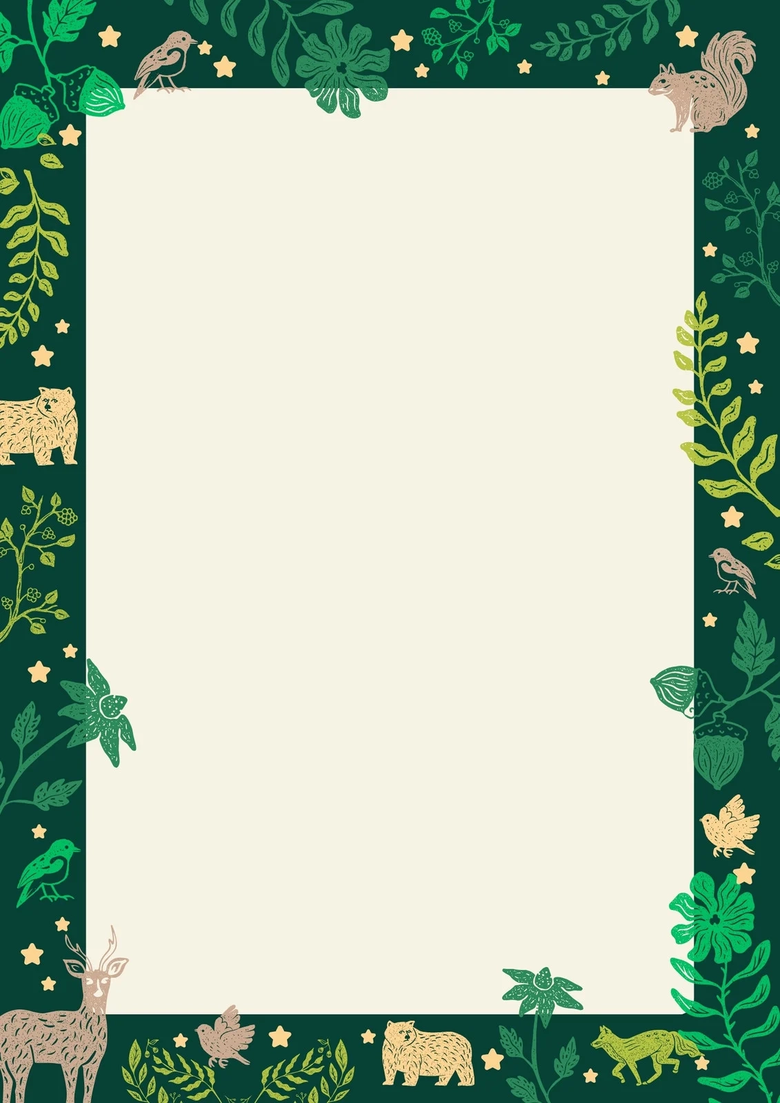 Printable Border Design For A4 Size Paper