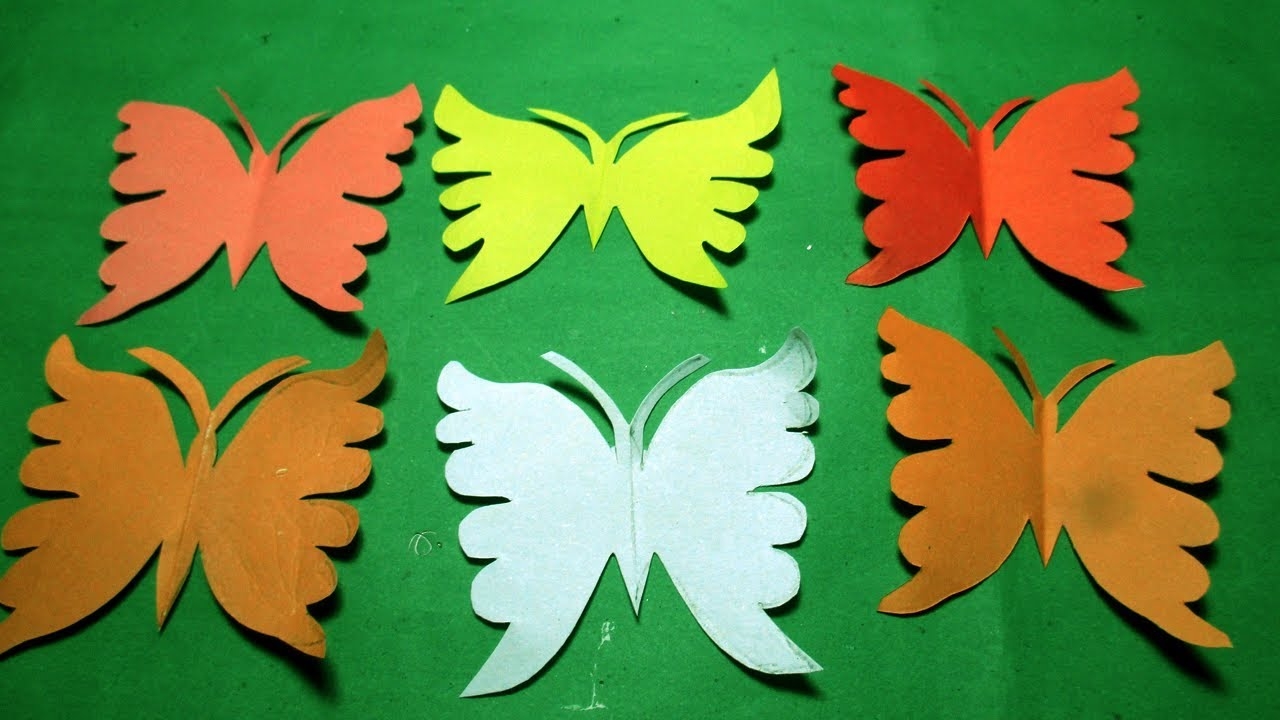 Paper Cutting Design How To Make Paper Cutting Butterfly DIY Kirigami Tutorial Step By Step 