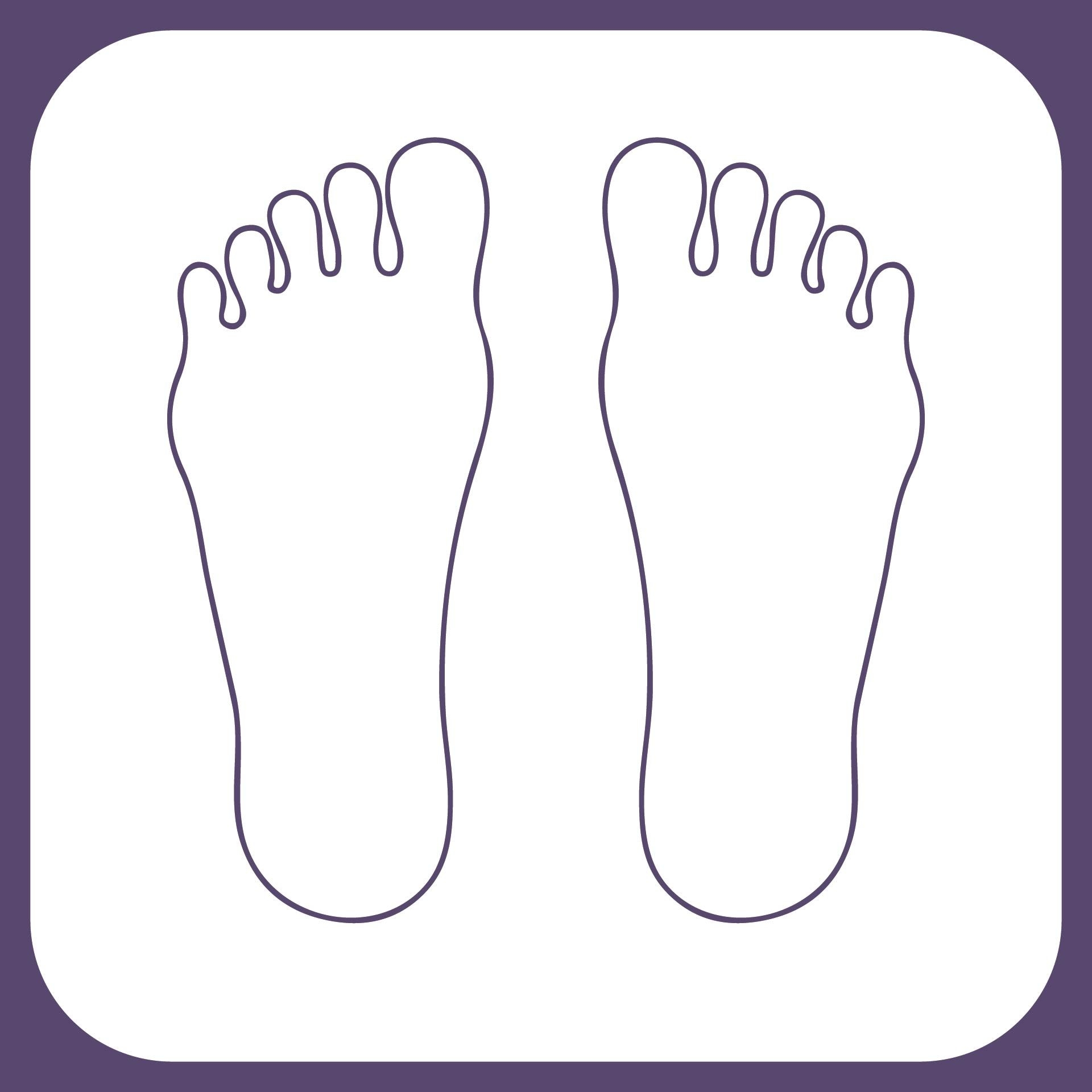 Foot Template Printable