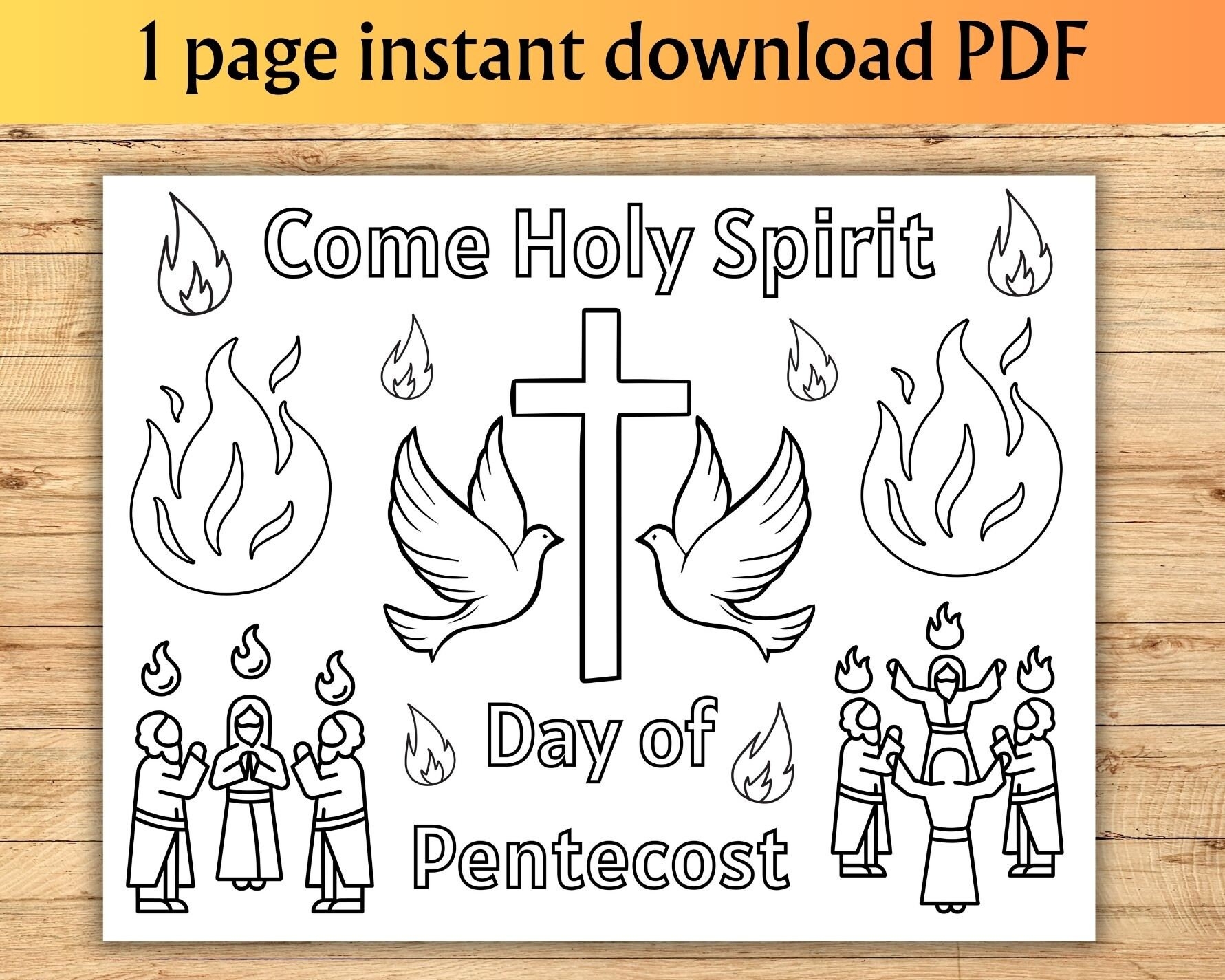 Holy Spirit Printables For Kids
