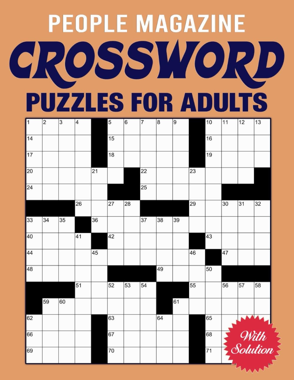 People Magazine Crossword Puzzles For Adults With Solution Solve 50 Puzzles Featuring Historical Events Celebrities And More Anthony Jonson K 
