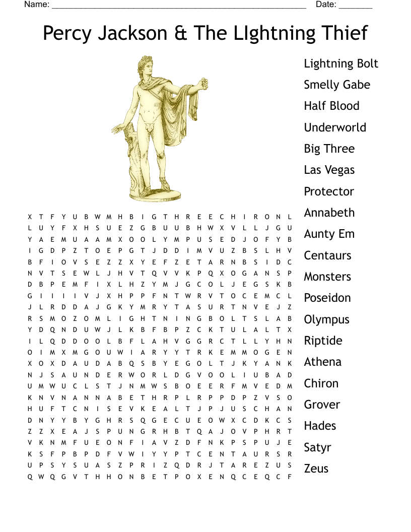 Words To Describe Percy Jackson