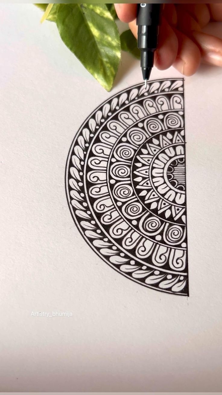 Pin By Jinal Gogri Gala On Mandala Art Lesson Mandala Drawing 