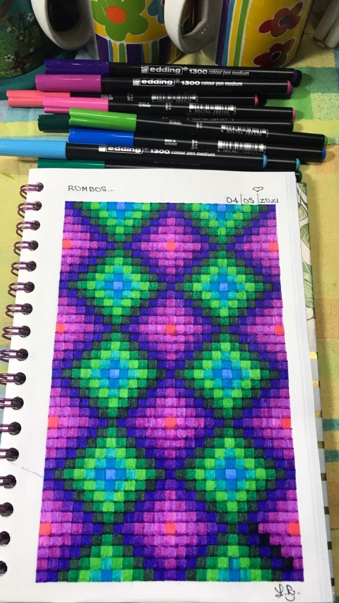 Graph Paper Art Patterns