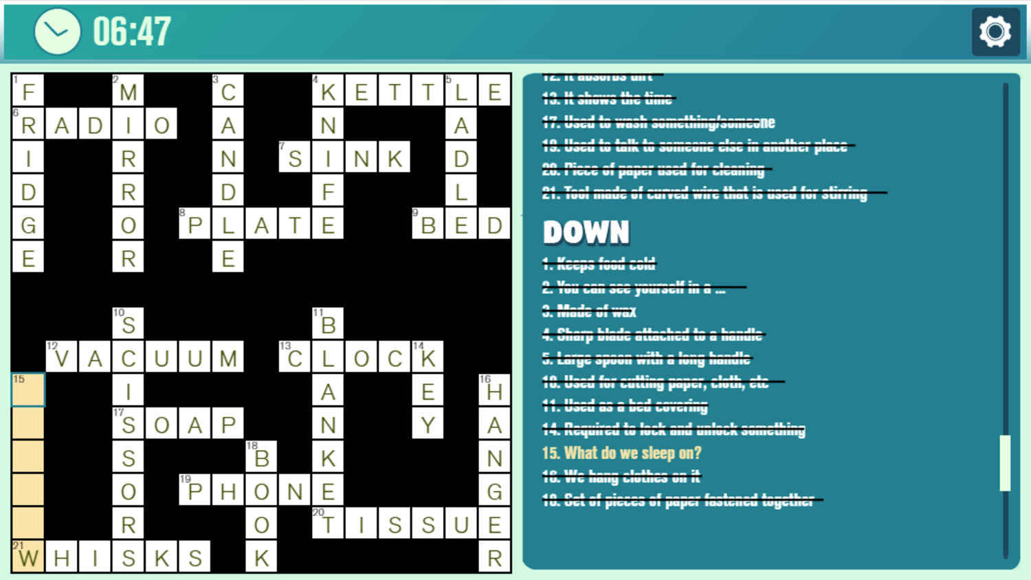  Play Crossword Casual Game Free Online Easy Crossword 