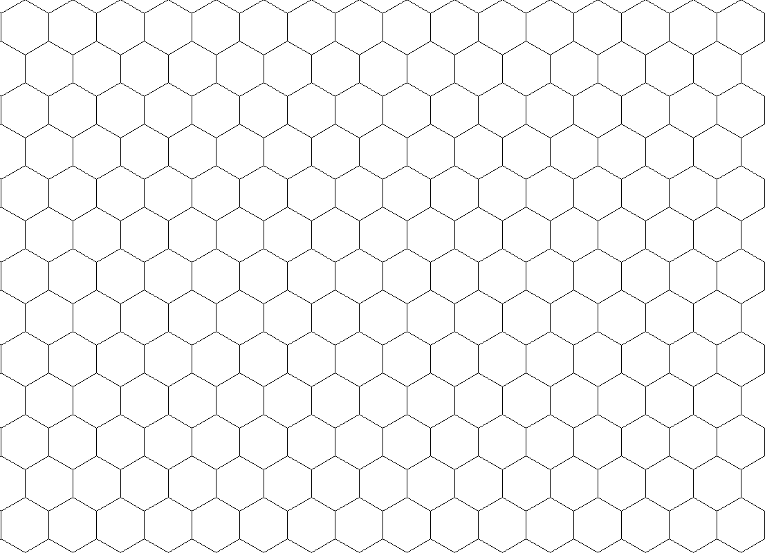Printable Hex Grid Generator