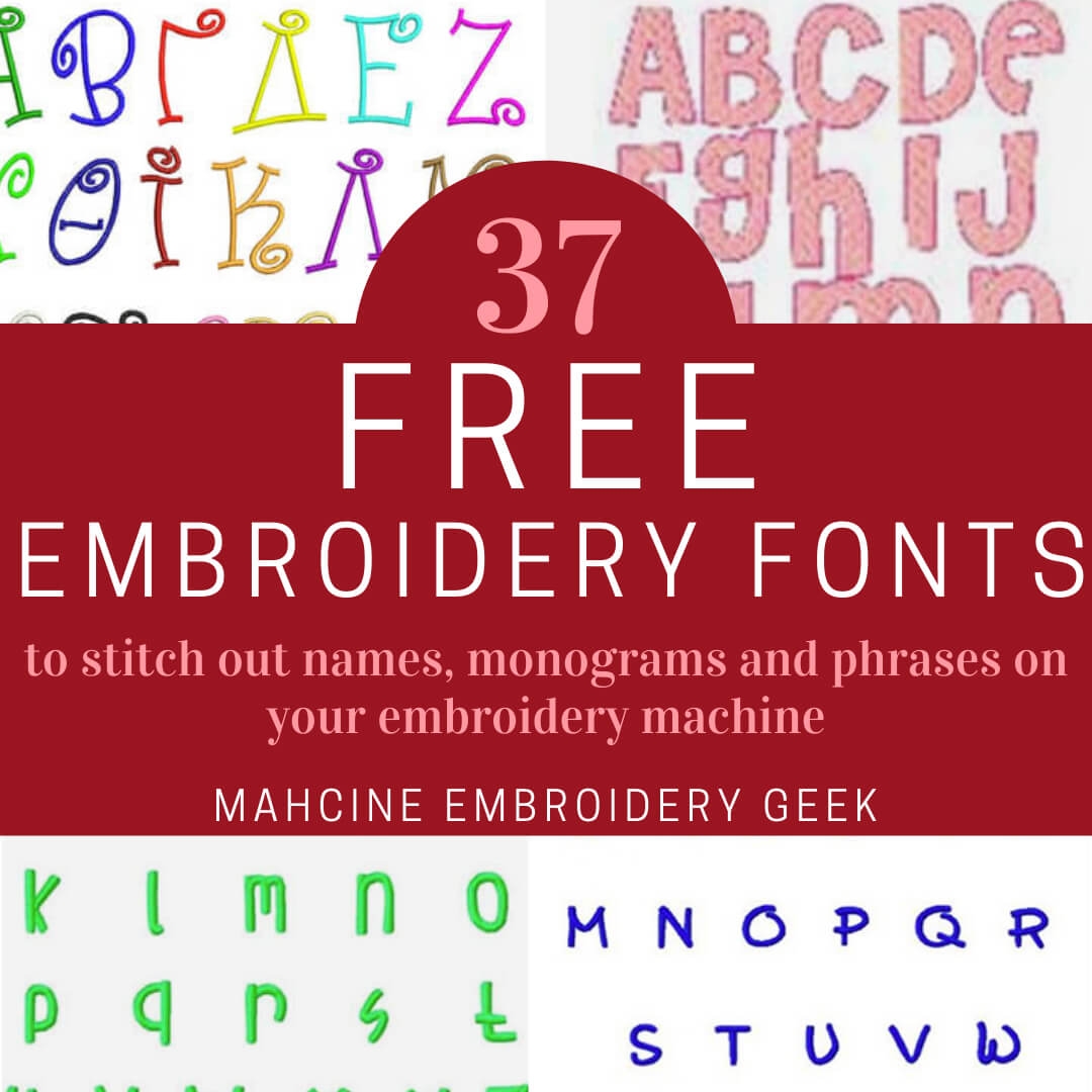 Free Embroidery Letters Designs To Download