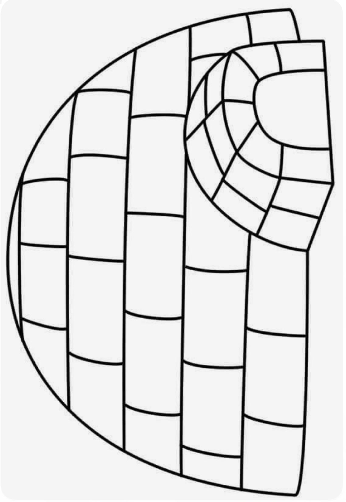 Preschool Igloo Template For Arctic Crafts