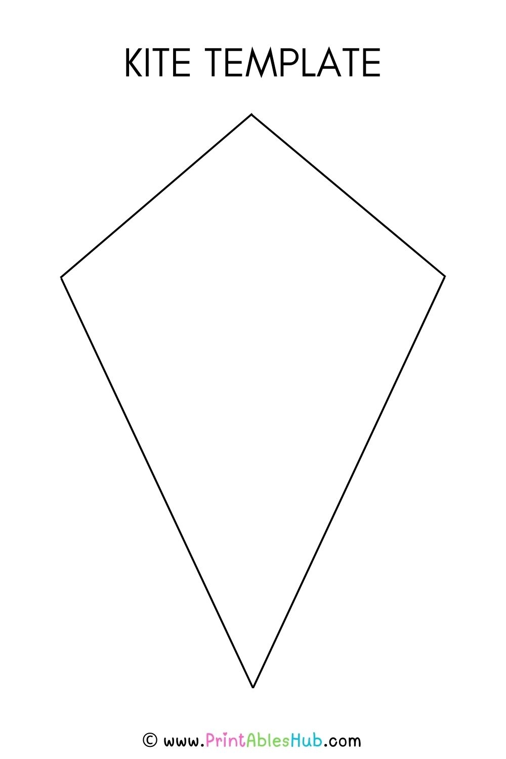 Kite Printable Template