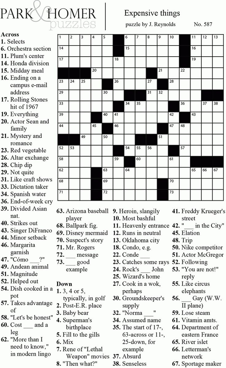 What Are Printable Crossword Puzzles
