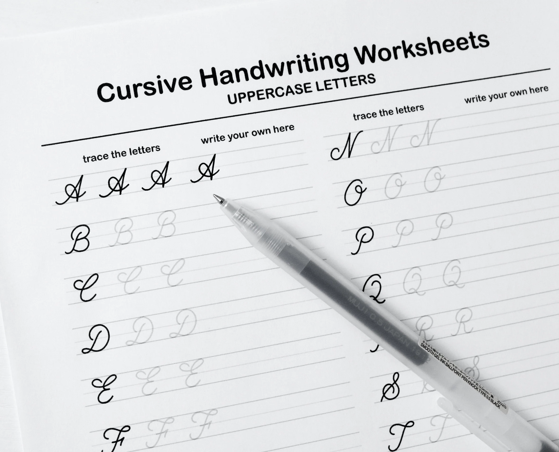 Printable Writing Worksheets For Adults