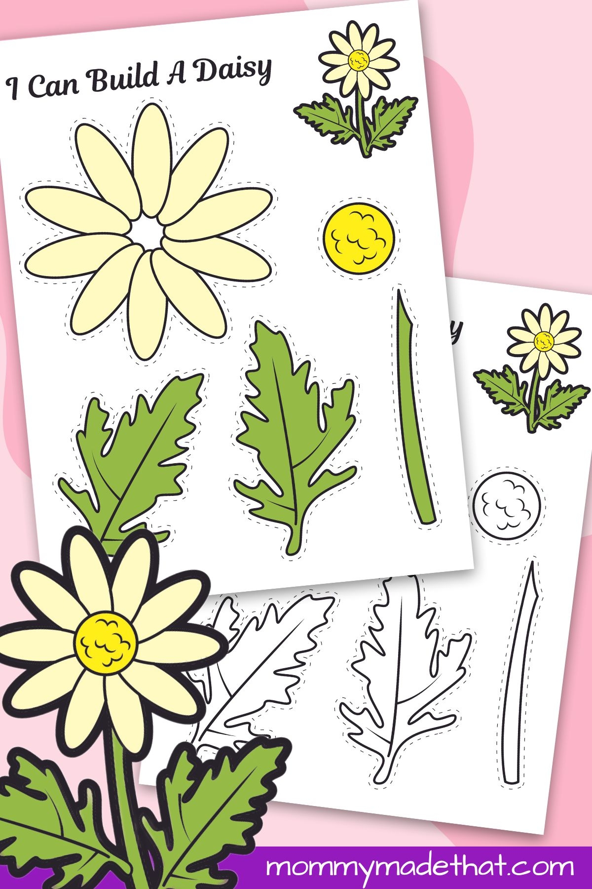 Daisy Flower Template Printable