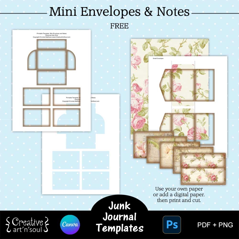 Junk Journal Free Printables Templates