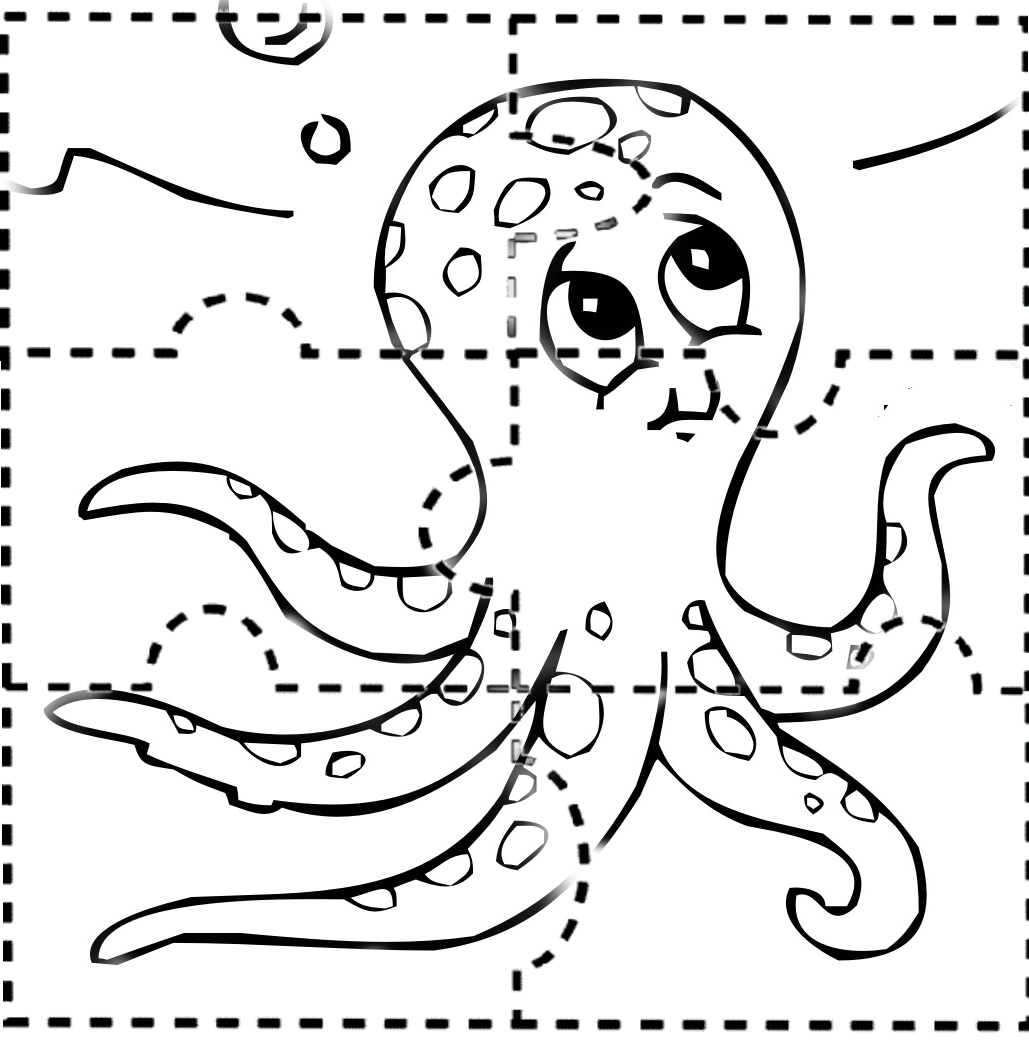 Printable Color Your Own Puzzle
