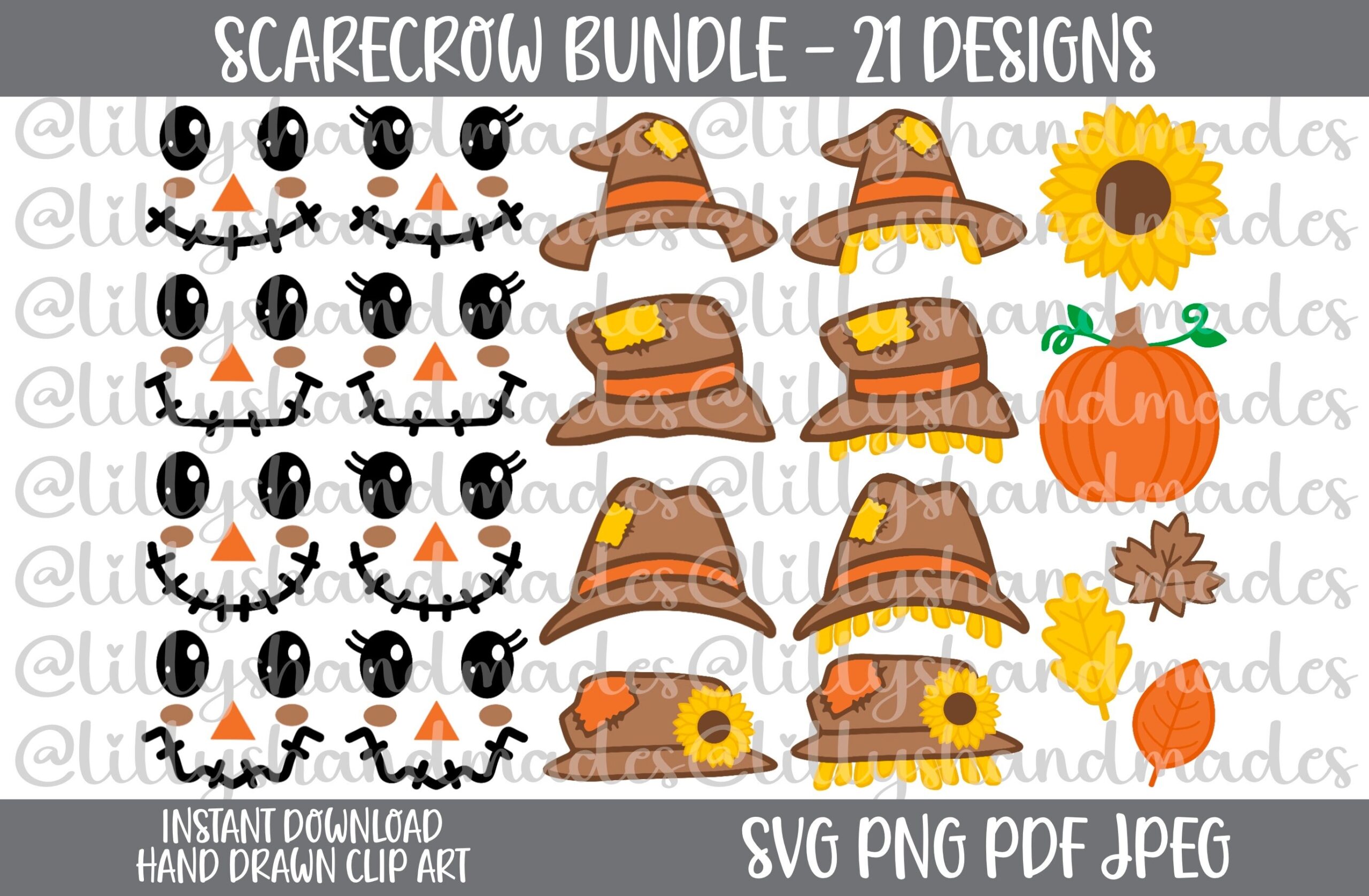Printable Scarecrow Hats For Crafts Scarecrow Hat Svg