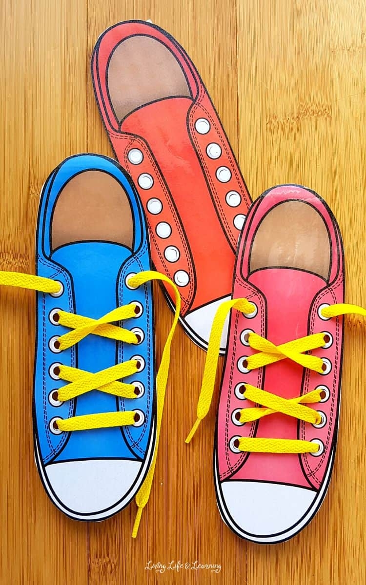 Printable Shoe Lacing Cards Teach Your Kids To Tie Their Shoes