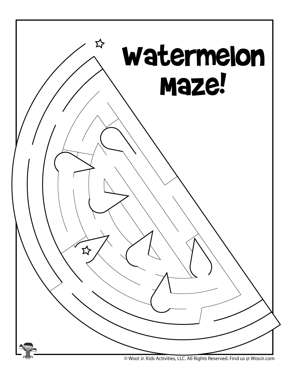 Printable Summer Mazes For Kids Woo Jr Kids Activities 