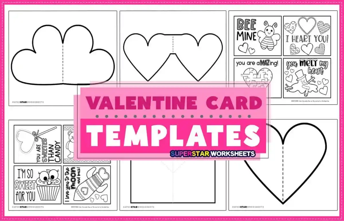 Printable Valentines Day Card Printable Party Favors