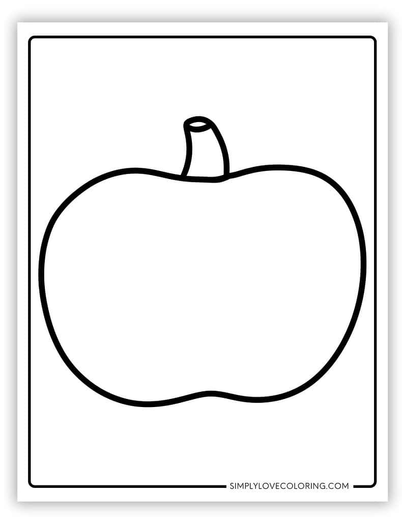 Pumpkin Templates Free PDF Printables Simply Love Coloring