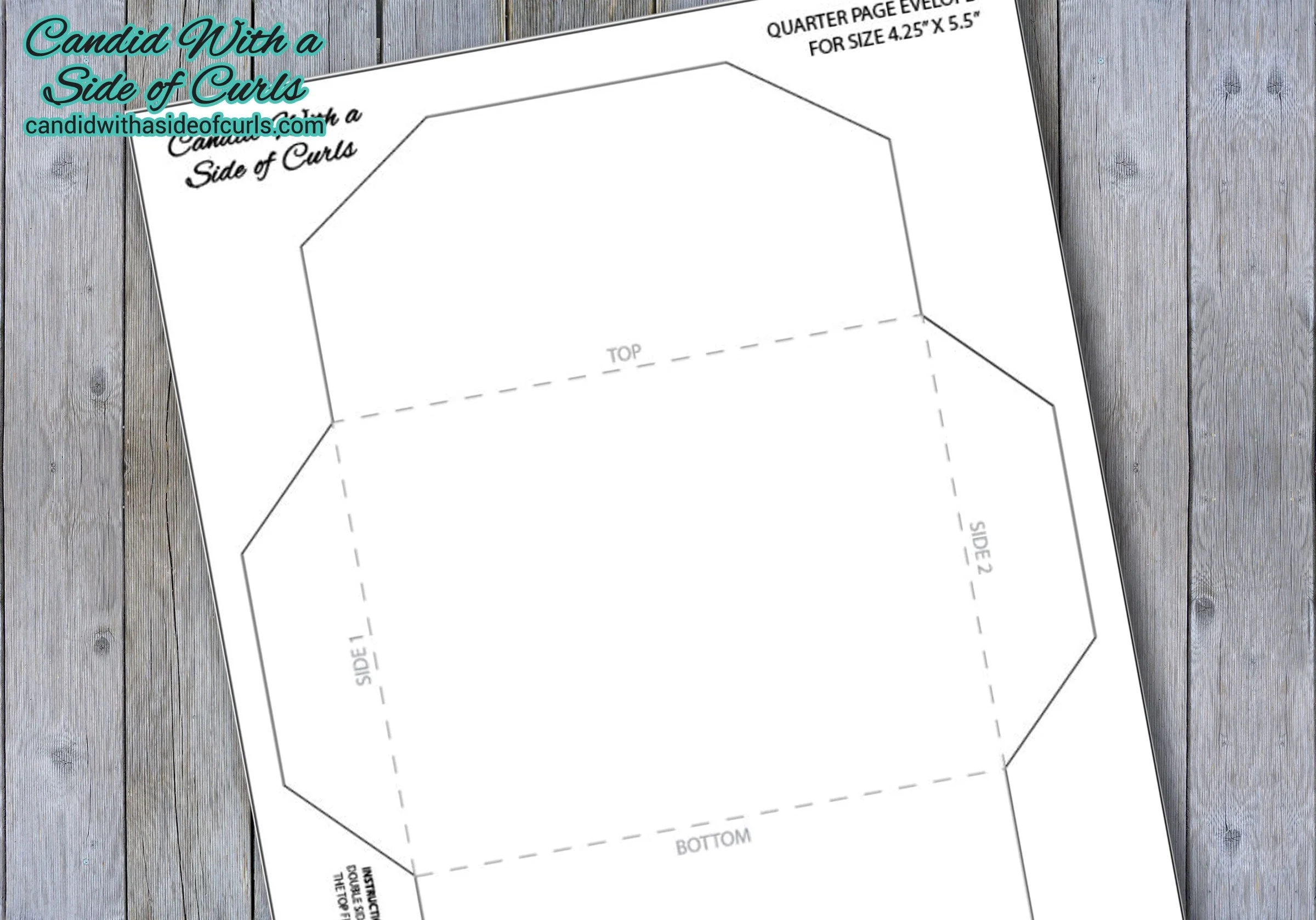 Envelope Template Printable