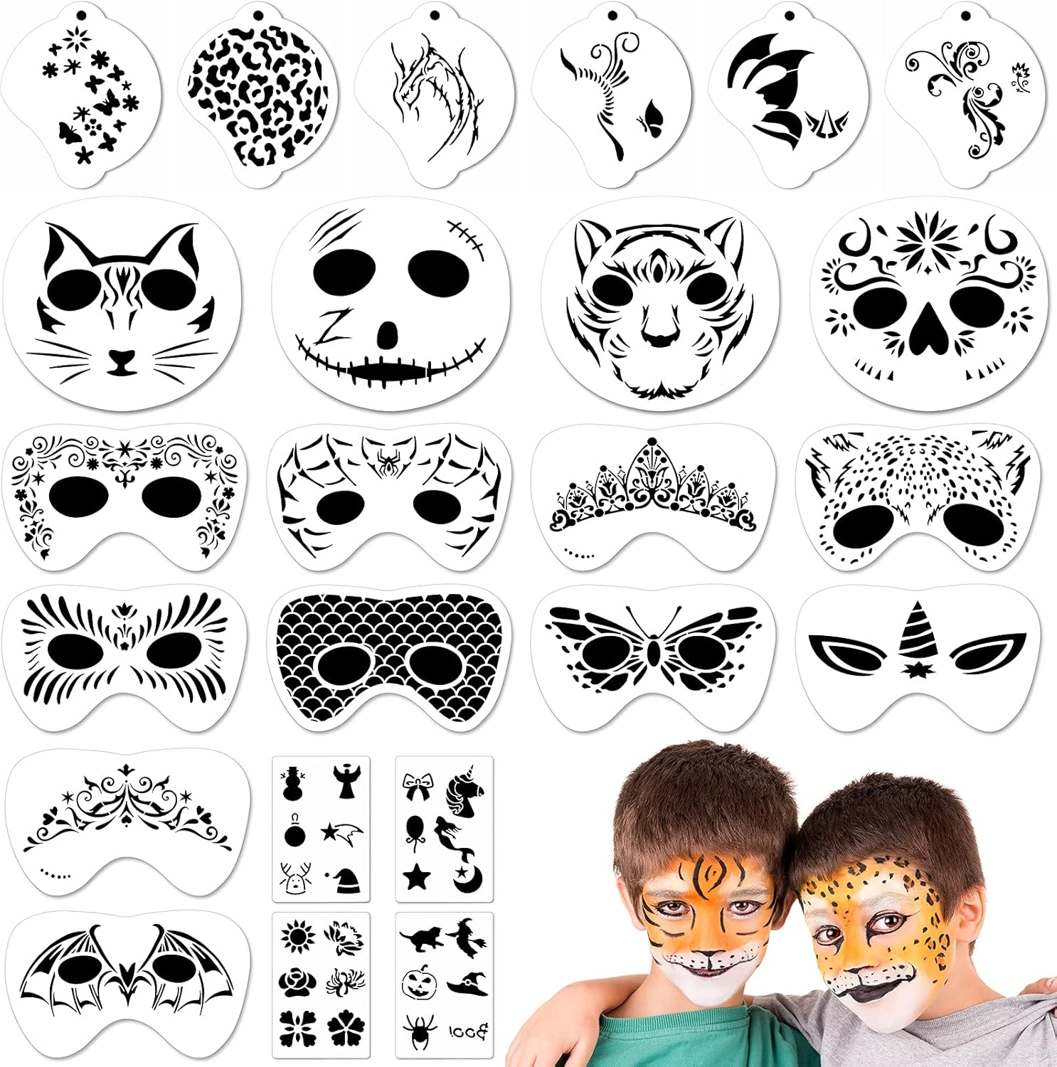 Printable Kids Face Paint Templates
