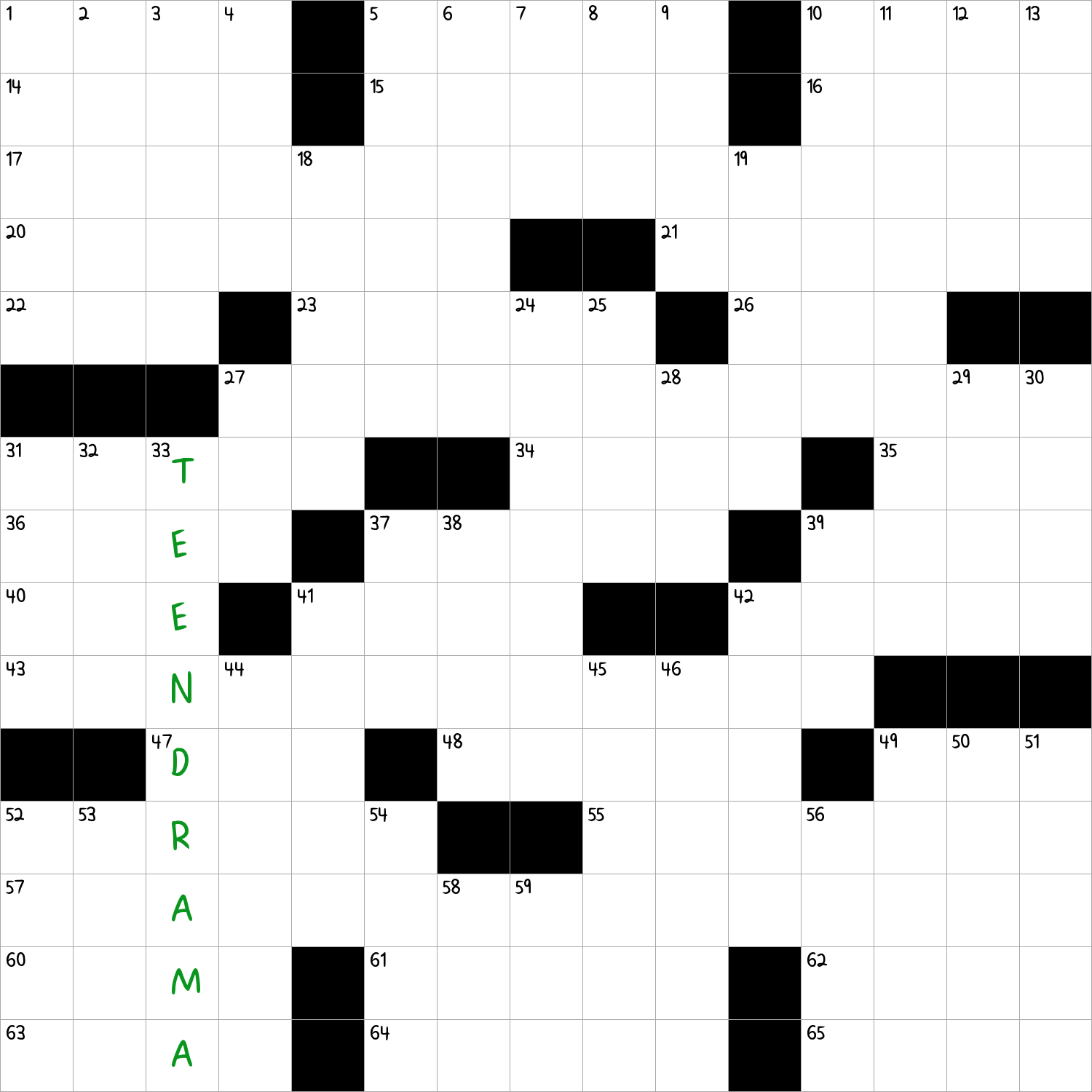 Riverdale Or XO Kitty NYT Crossword Clue January 6 2025