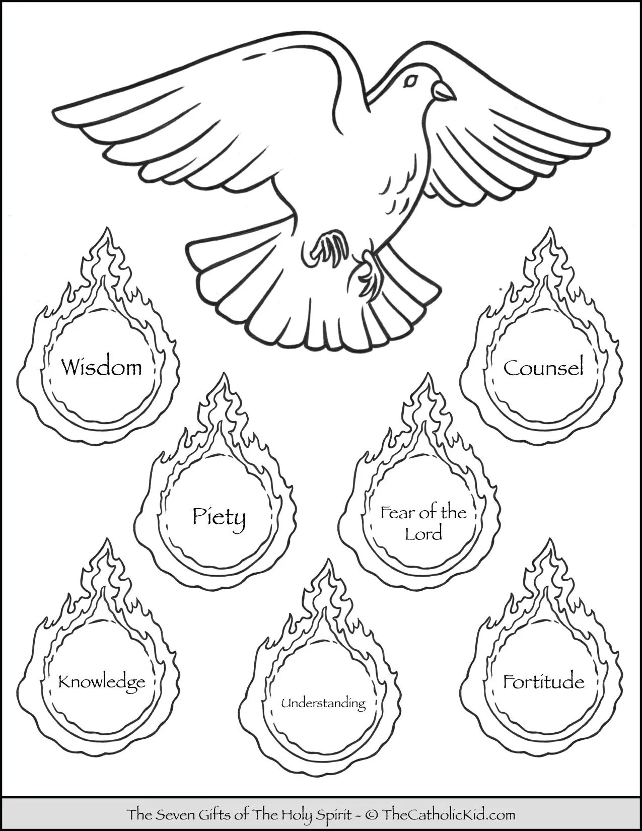 Free Printable Pictures Of The Holy Spirit