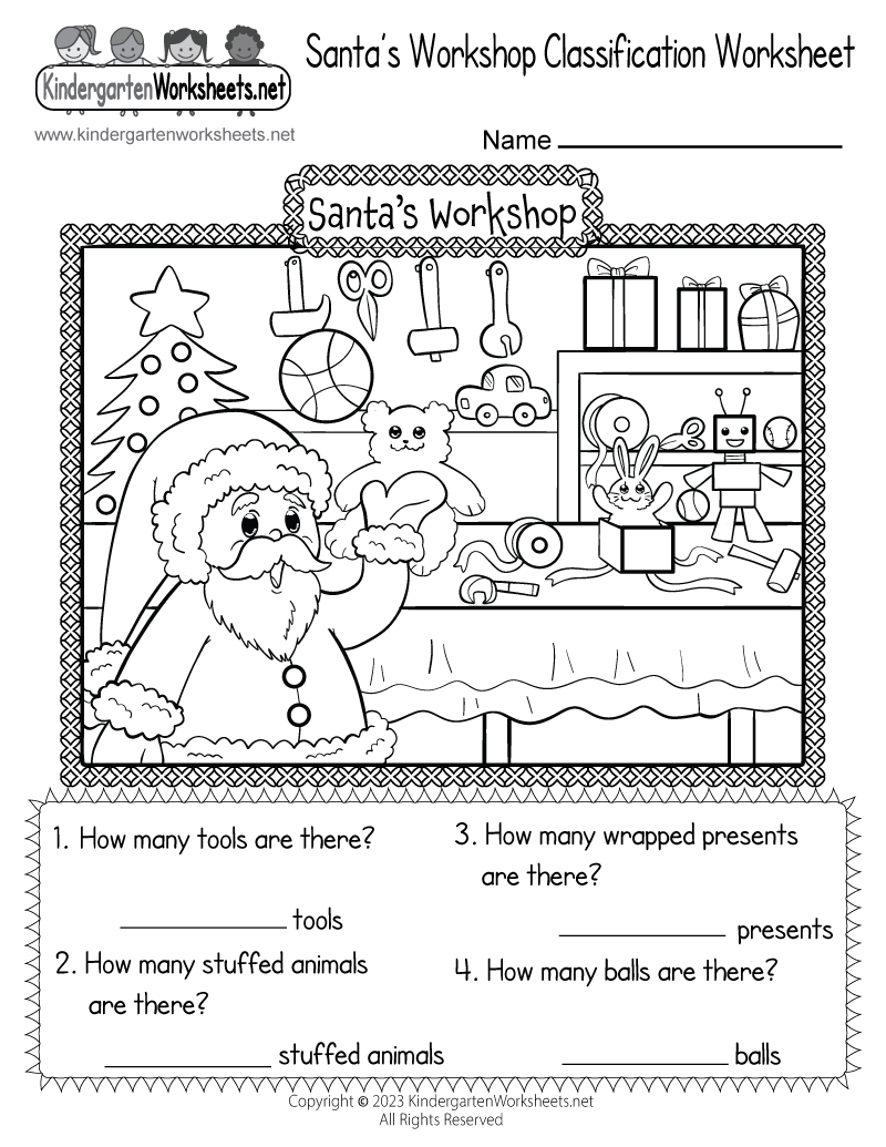 Free Printable Christmas Activity Worksheets