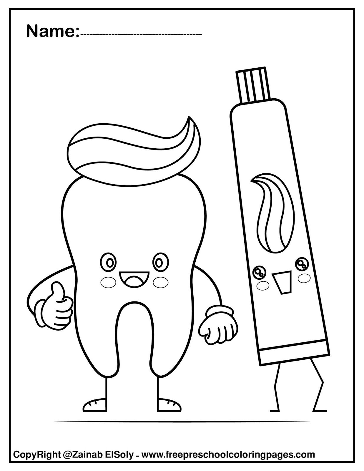 Dental Health Free Printables