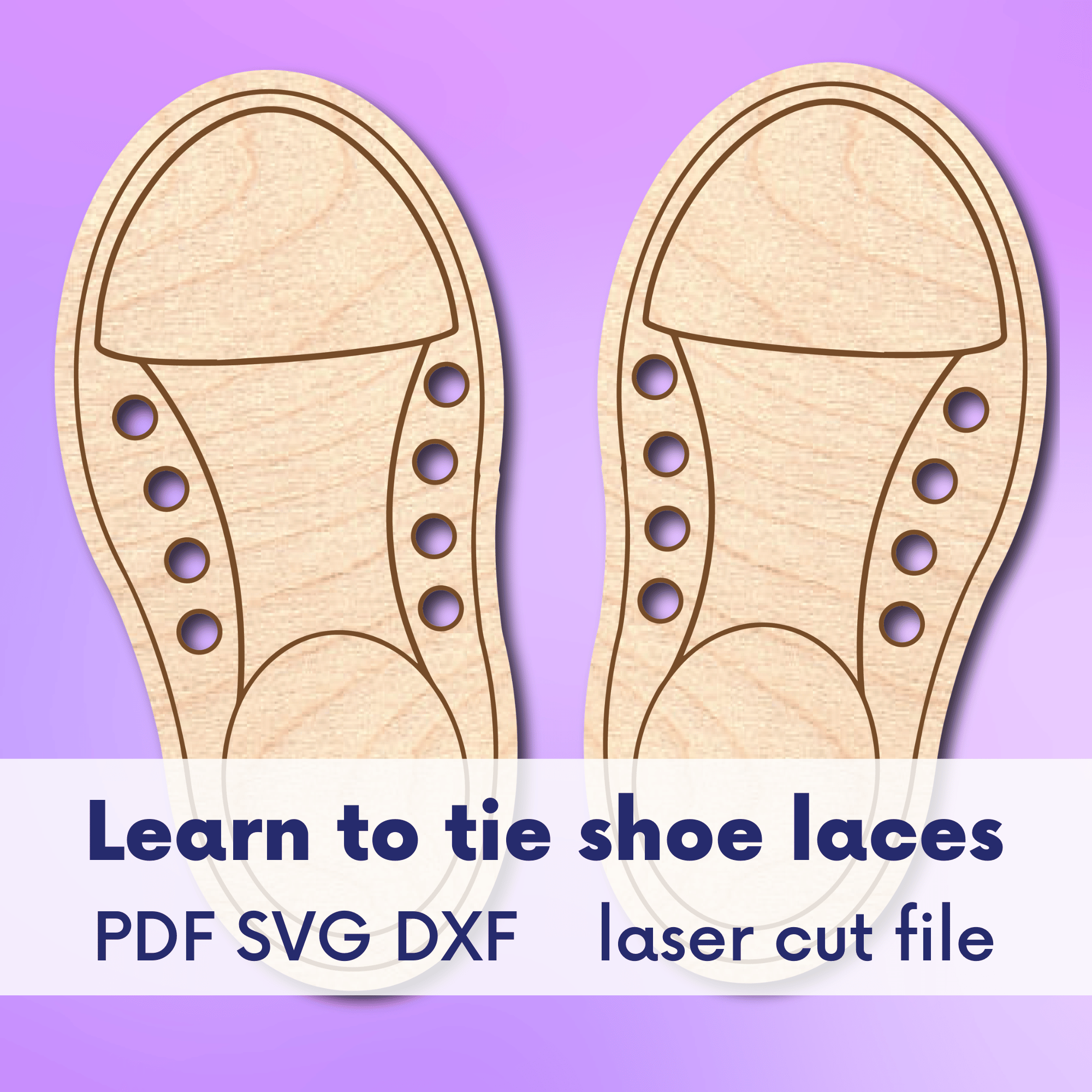 Shoe Tying Template Printable Free Montessori Practical Life 