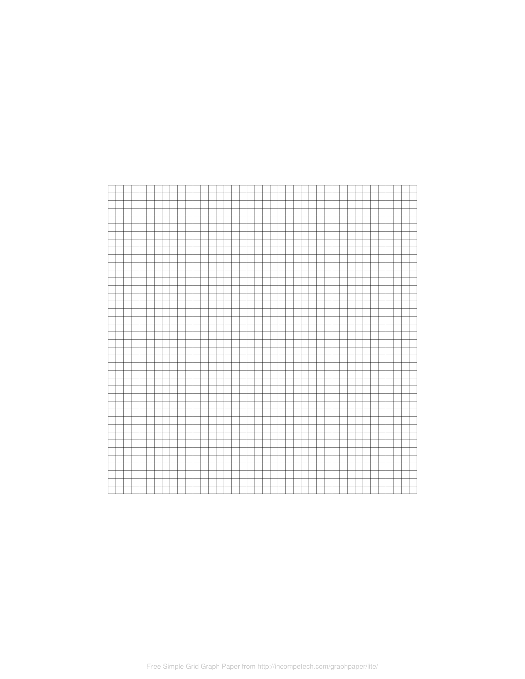 Free Printable Graph Paper 8x11