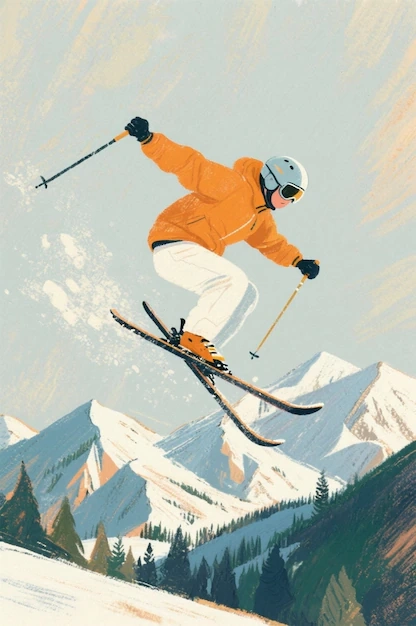 Free Printable Skiing Pictures
