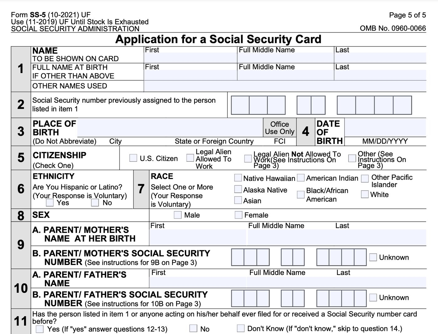 How To File Form Ss-8