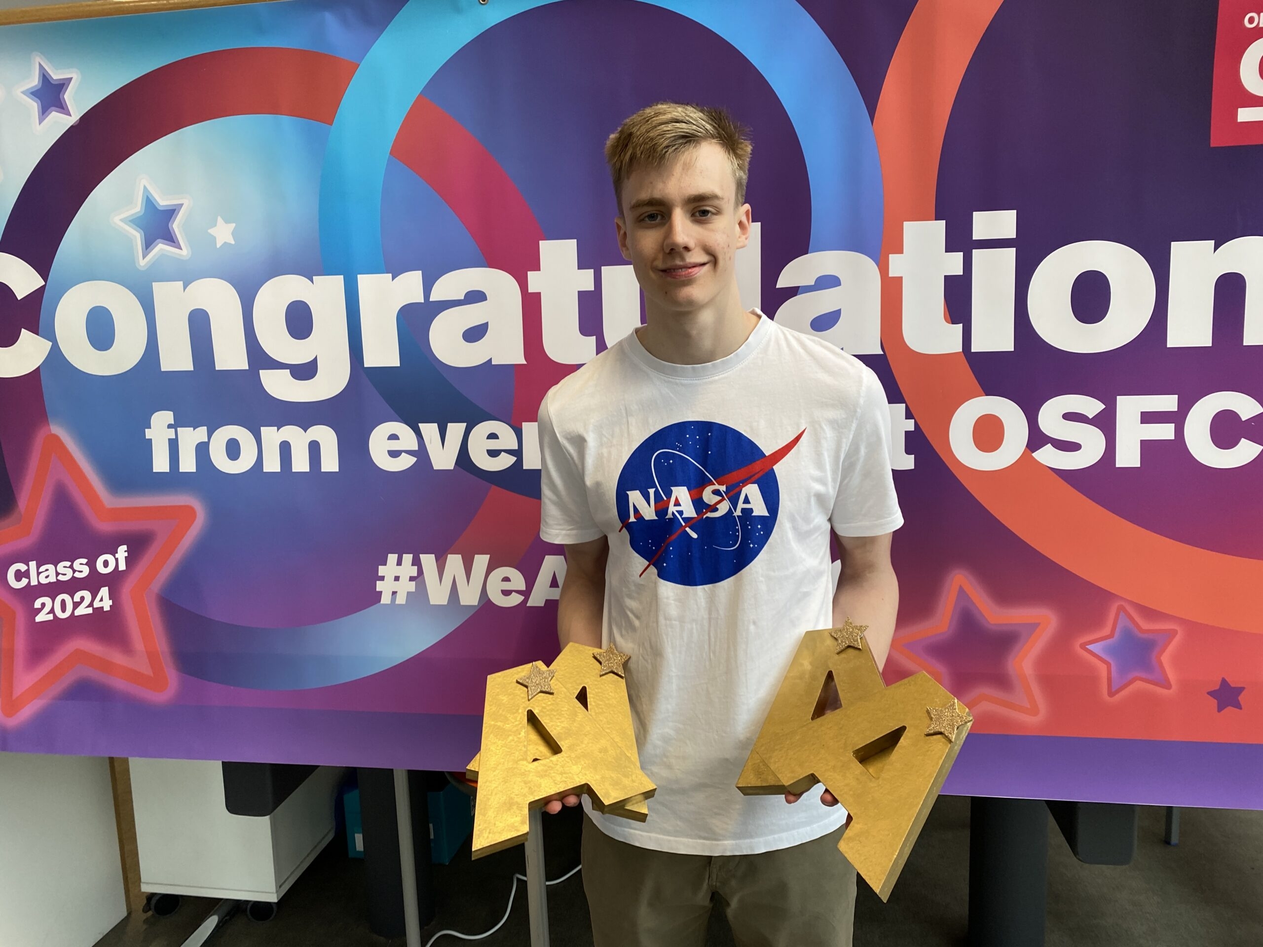 Space The Next Frontier For Delighted Dukinfield Student 