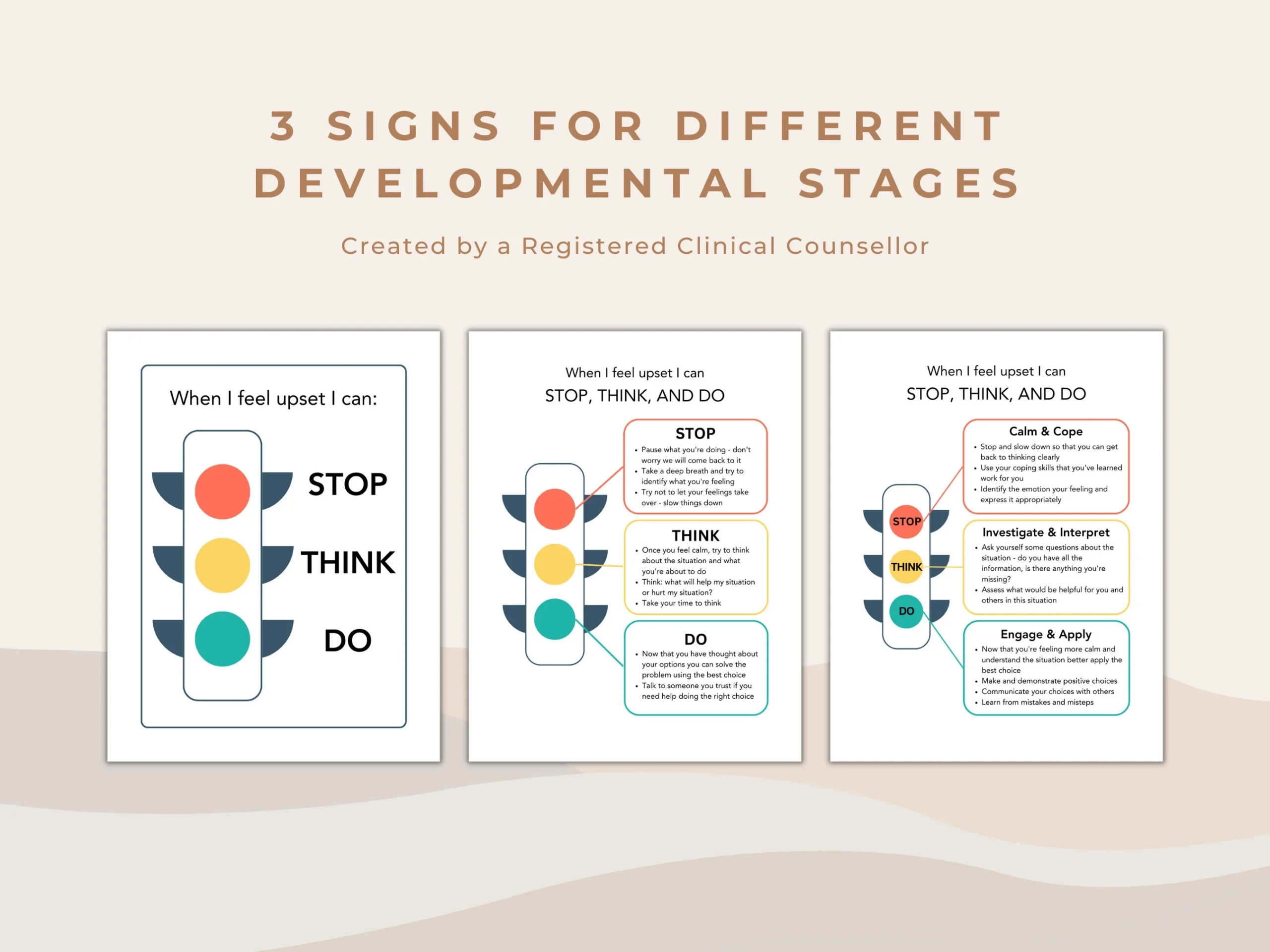 Stop Think Do Worksheets Problem Solving amp Emotional Regulation 