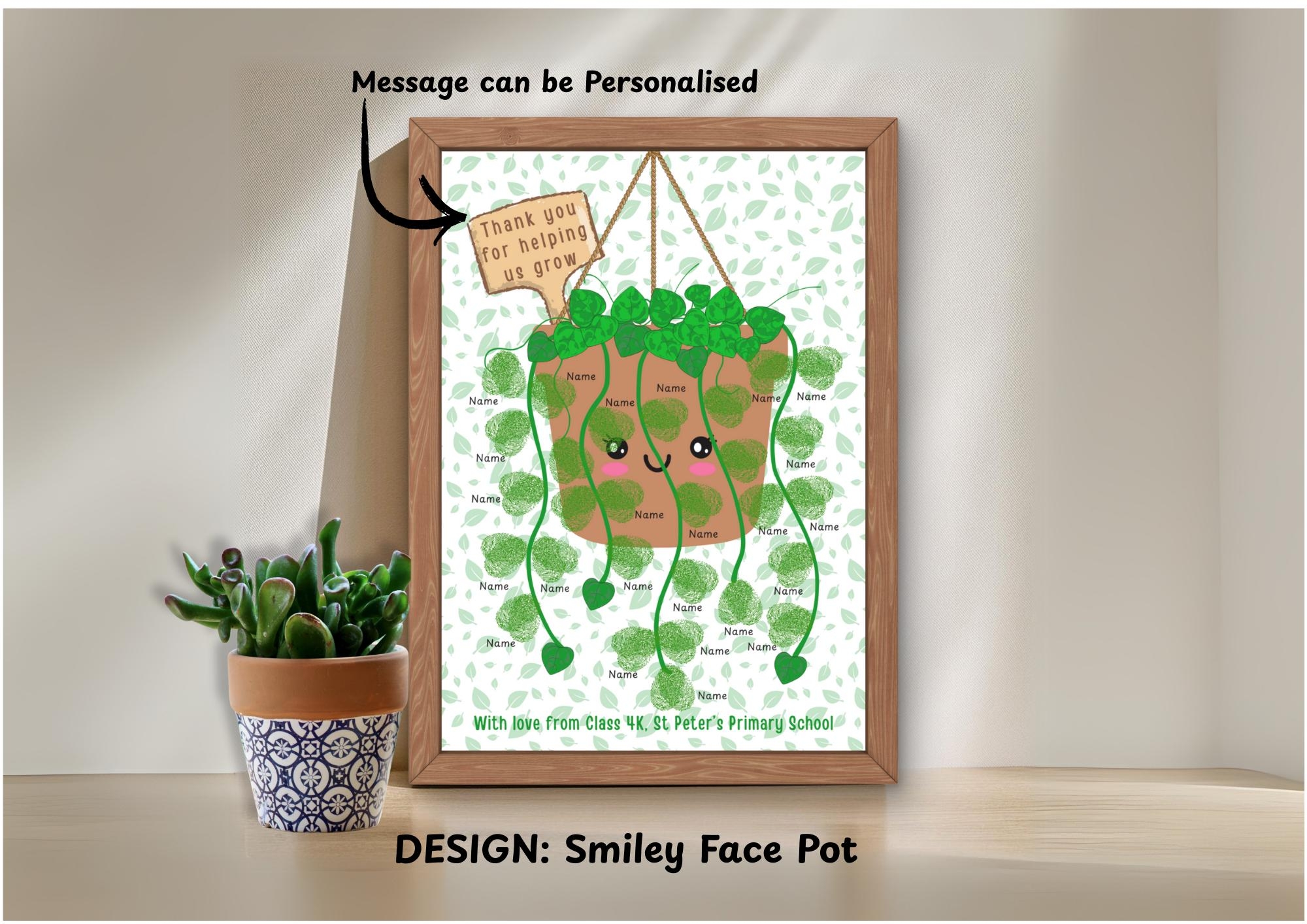Printable Subject Name Design Grow A Garden