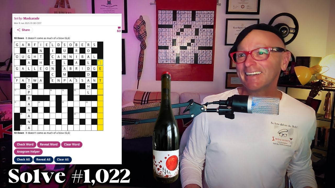 This Yank Trying To Solve The Monday Guardian Cryptic By Maskarade Let s WINE DOWN 