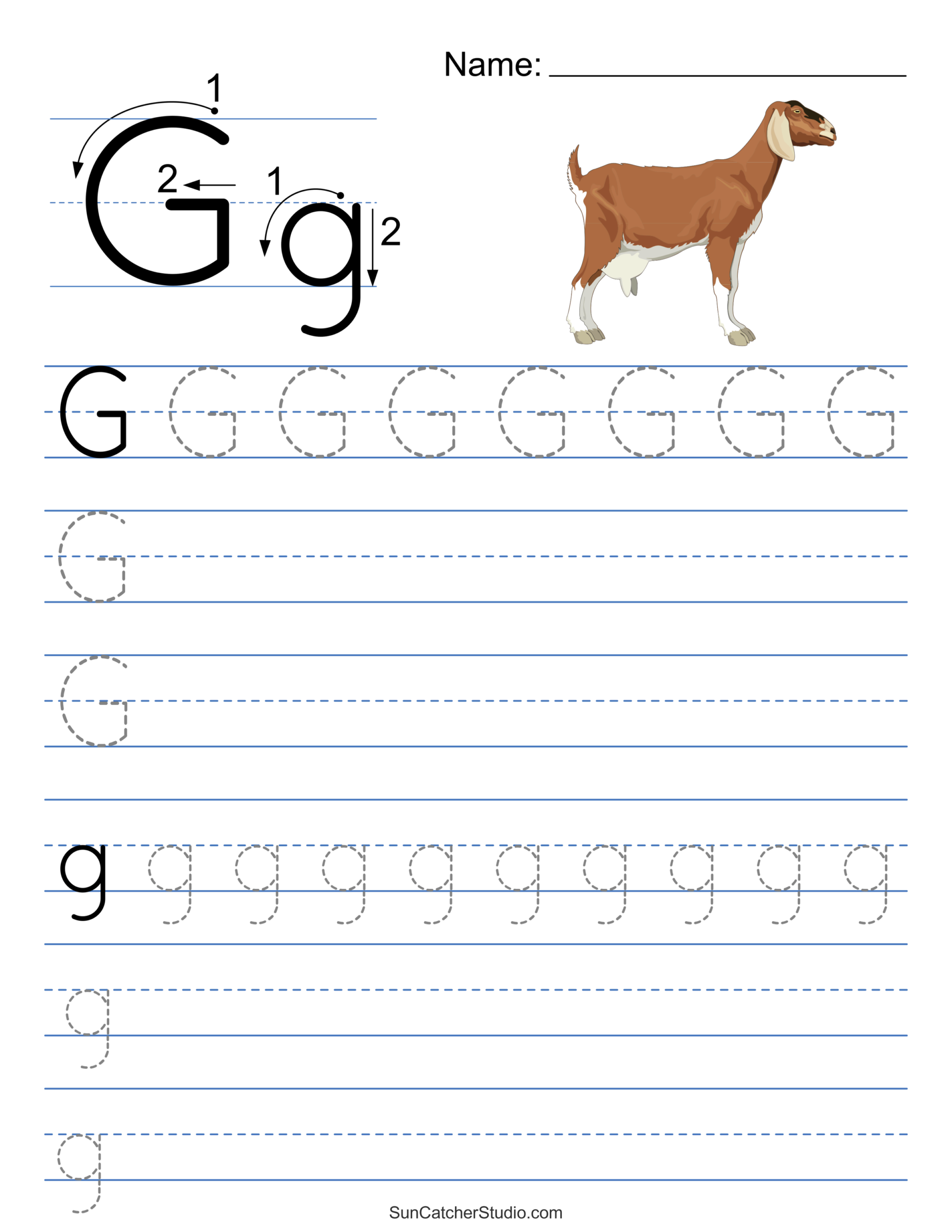 Printable Tracing Alphabet Worksheets