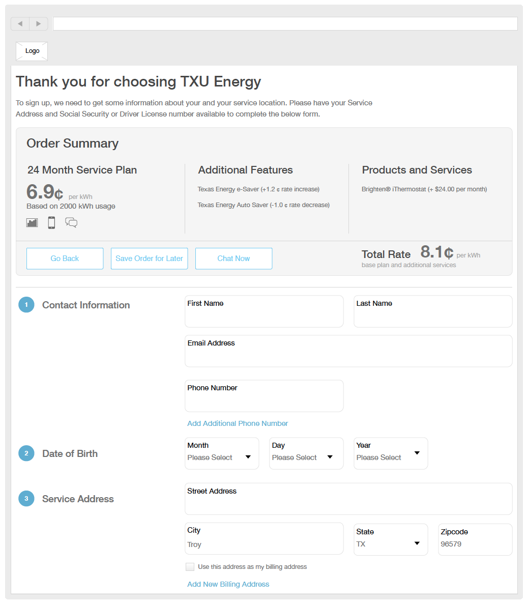 Txu Com Forms Form